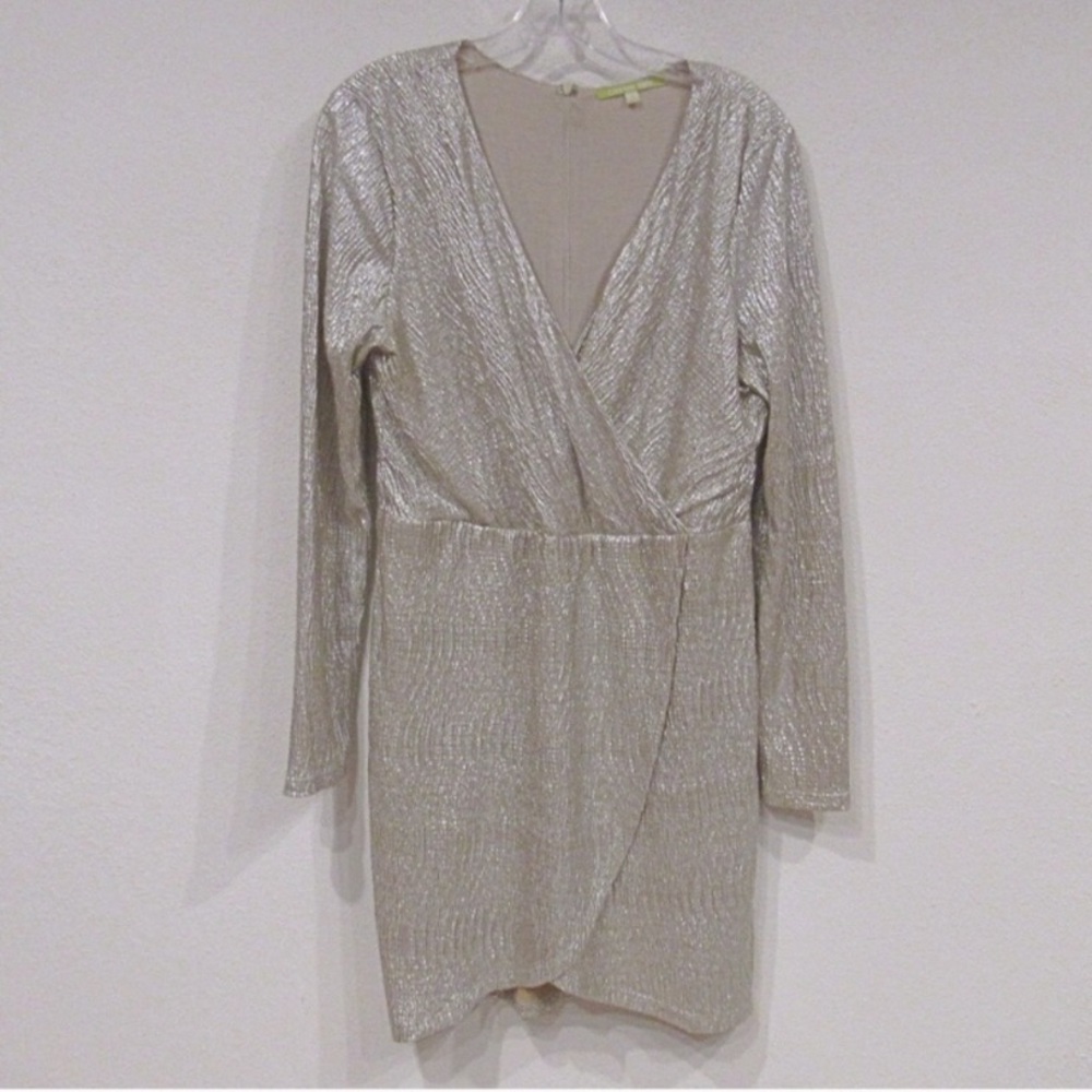 Metallic Sliver Party Dress!! Perfect for NYE!